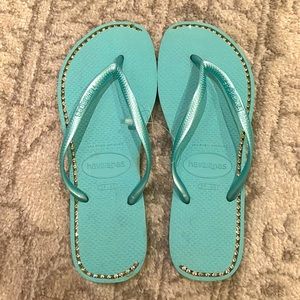 NWT diamond FLIP FLOPS